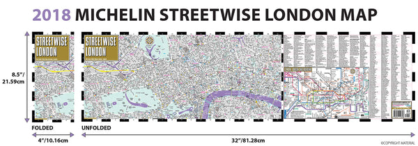 Streetwise London Map - Laminated City Center Street Map of London, England - Wide World Maps & MORE!