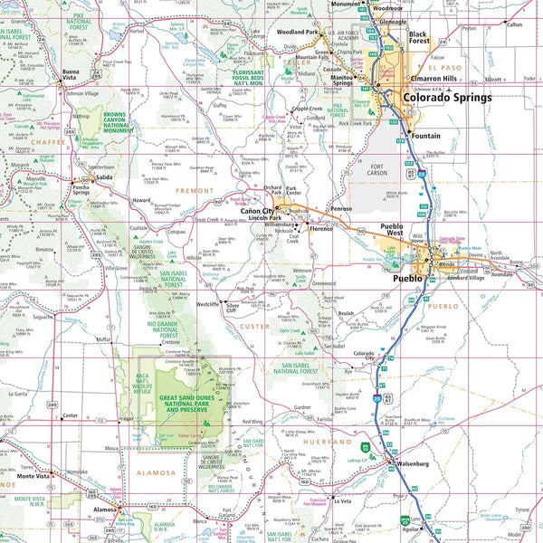 Easy to Read! Colorado State Map - Wide World Maps & MORE!