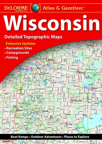 DeLorme Atlas & Gazetteer: Wisconsin (Wisconsin Atlas and Gazeteer) [Paperback] Delorme