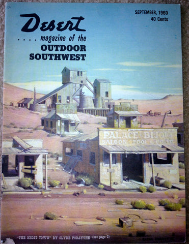 Desert Magazine of the Outdoor Southwest Volume 23 Number 9 September 1960 HD [Paperback] Charles E. [Editor] Shelton - Wide World Maps & MORE!