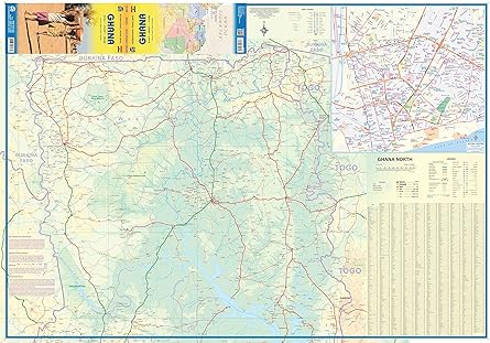 Ghana Travel Map Reference - Wide World Maps & MORE!