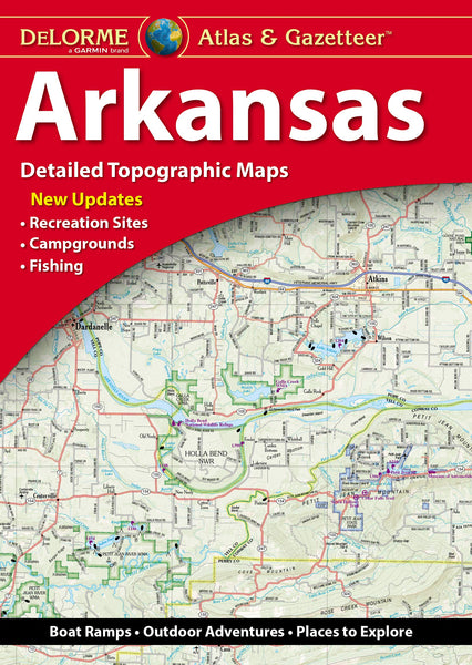 Delorme Atlas & Gazetteer: Arkansas [Map] Rand McNally