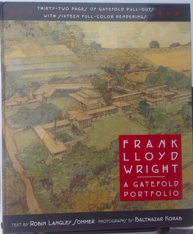 Frank Lloyd Wright: A gatefold portfolio [Hardcover] Robin Langley Sommer