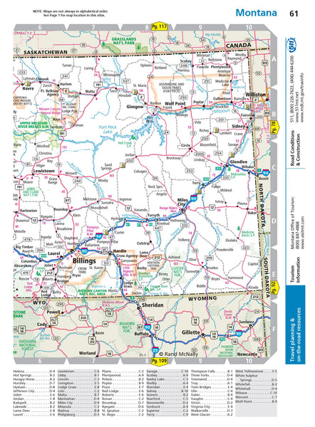 Rand McNally Road Atlas 2025: United States, Canada, Mexico Easy to Read Large Print Maps [Spiral-bound] Rand McNally - Wide World Maps & MORE!