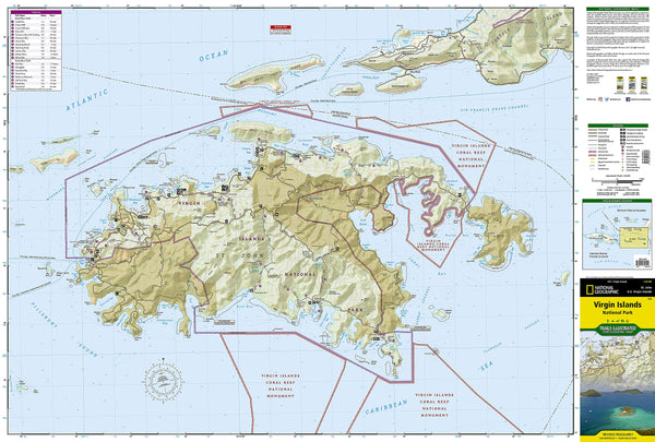 Virgin Islands National Park Map (Trails Illustrated Map, 236) - Wide World Maps & MORE!