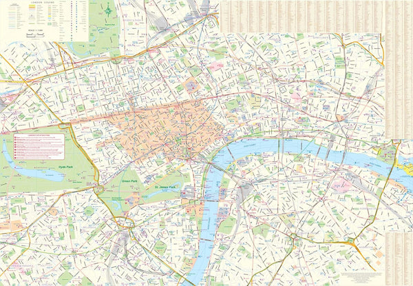 London & Southeast England Travel Reference Map