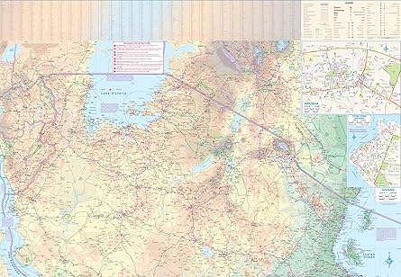 Tanzania Travel Reference Map 1:1.3M Waterproof