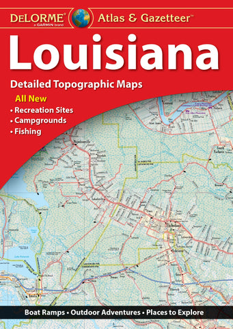 Delorme Atlas & Gazetteer: Louisiana [Map] Rand McNally