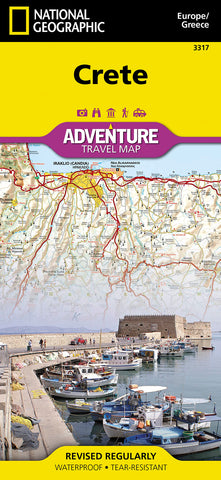 Crete Adventure Travel Map (Europe/Greece)