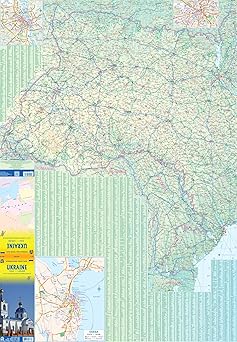 Ukraine Travel Reference Map (Waterproof 1:1,000,000 Scale)