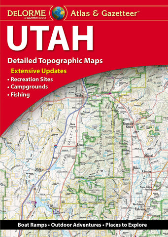 Delorme Atlas & Gazetteer Utah [Paperback] Delorme - Wide World Maps & MORE!
