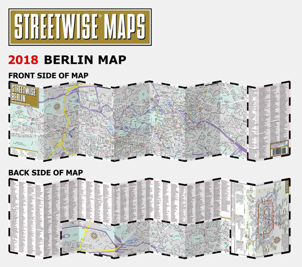 Streetwise Berlin Map - Laminated City Center Street Map of Berlin, Germany (Michelin Streetwise Maps) - Wide World Maps & MORE!