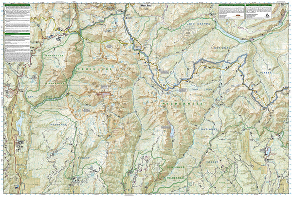 Weminuche Wilderness Map (Trails Illustrated Map, 140)