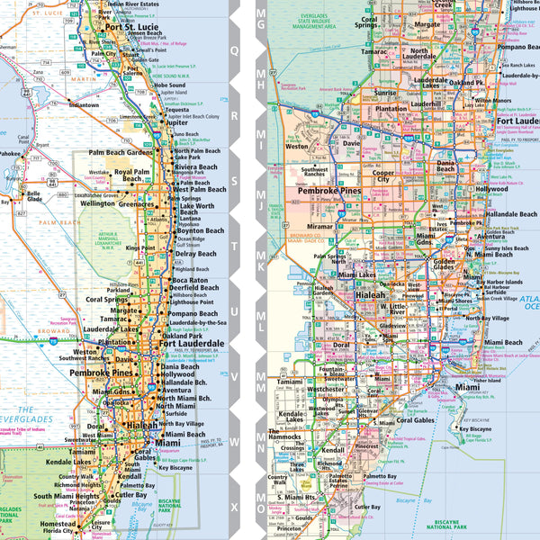 Rand McNally Easy to Read: Florida State Map