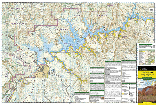 Glen Canyon National Recreation Area (Trails Illustrated Map, 213) - Wide World Maps & MORE!