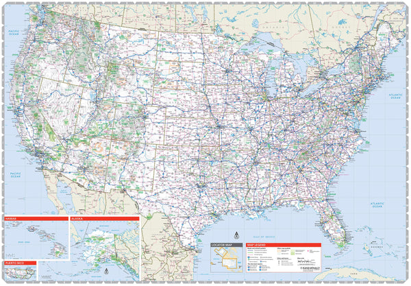 United States Interstate Map - Wide World Maps & MORE!