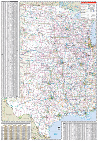 Central United States Regional Map