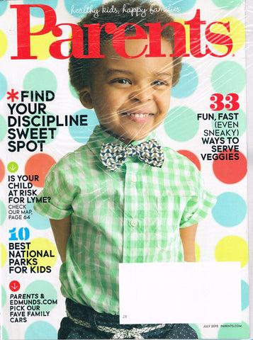 Parents Magazine July 2015 [Unknown Binding] unknown author - Wide World Maps & MORE!