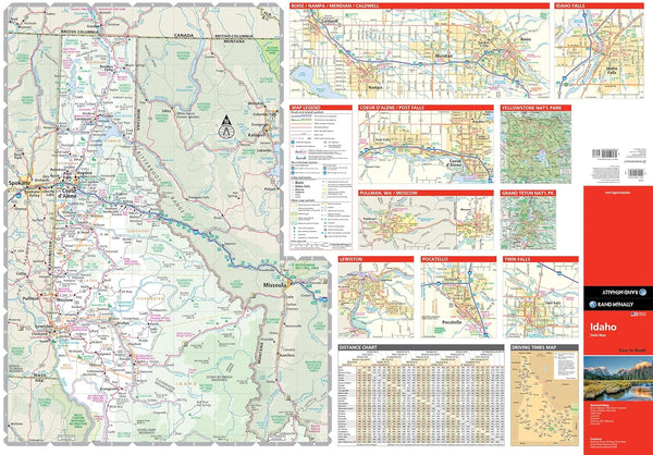 Easy to Read! Idaho State Map