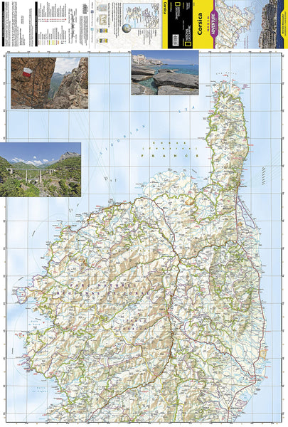 Corsica Adventure Travel Map (Europe/France)