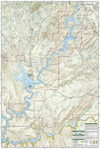 Glen Canyon National Recreation Area (Trails Illustrated Map, 213) - Wide World Maps & MORE!