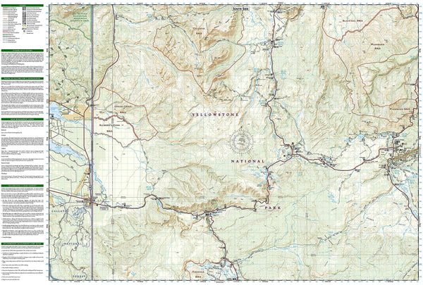 Mammoth Hot Springs: Yellowstone National Park NW (Trails Illustrated Map, 303)