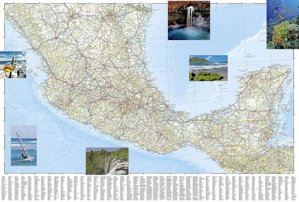 Mexico (Adventure Travel Map 3108) - Wide World Maps & MORE!