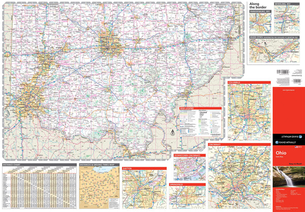 Rand McNally Easy to Read: Ohio State Map