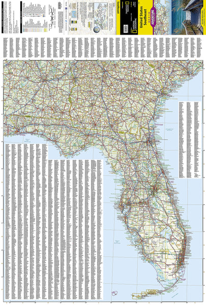 United States, Southeast Map (National Geographic Adventure Map, 3126) [Map] National Geographic Maps - Wide World Maps & MORE!