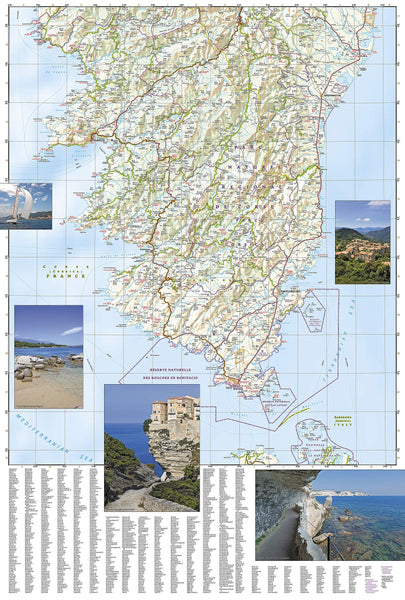 Corsica Adventure Travel Map (Europe/France)