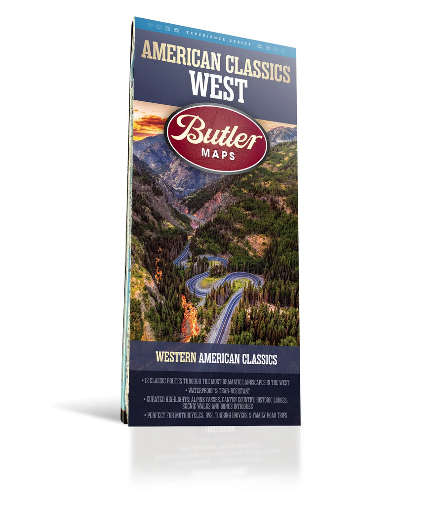 American Classics — Western United States Map [Butler Maps]
