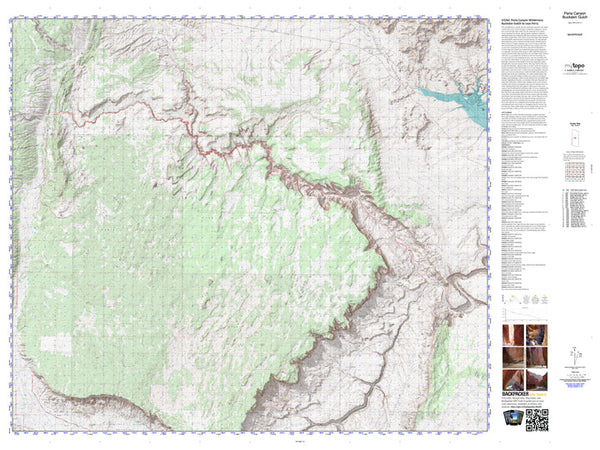 Paria Canyon | Buckskin Gulch (Backpacker Series Map)