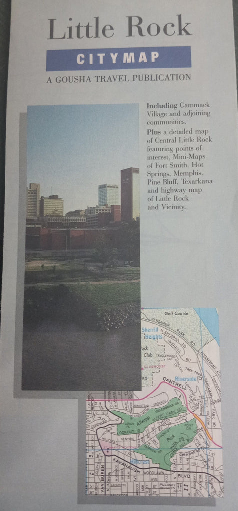 Little Rock (A Gousha travel publication) Ar, G