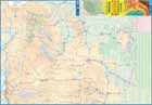 Yellowstone National Park & Wyoming Travel Reference Map 1:160K/900K - Wide World Maps & MORE!