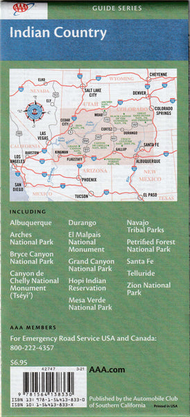 Indian Country - Arizona | Colorado | New Mexico | Utah (Guide Series) - Wide World Maps & MORE!