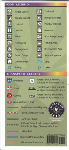 Arizona Hunt Unit 05B-South Hunting/Recreation Map