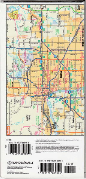 Easy To Fold! Oklahoma State Map (Laminated EasyFinder) - Wide World Maps & MORE!