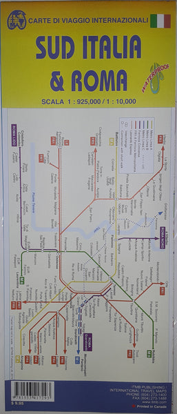 Rome & Southern Italy Travel Reference Map - Wide World Maps & MORE!