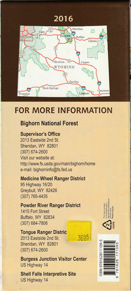 Bighorn National Forest, Wyoming - Wide World Maps & MORE!