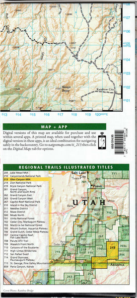 Glen Canyon National Recreation Area (Trails Illustrated Map, 213) - Wide World Maps & MORE!