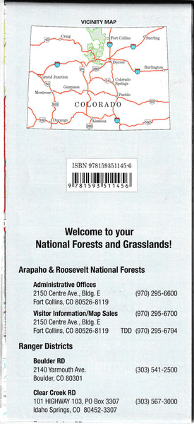 Arapaho and Roosevelt National Forests, Colorado - Wide World Maps & MORE!