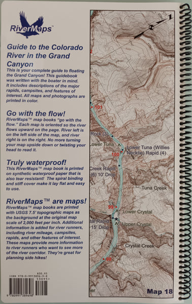 Guide to the Colorado River in the Grand Canyon: Lees Ferry to South Cove - Wide World Maps & MORE!