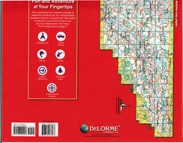 Tennessee Detailed Topographic Maps (DeLorme Atlas & Gazetteer) - Wide World Maps & MORE!