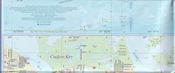 Florida Keys Travel Map 1:120,000 - Wide World Maps & MORE!