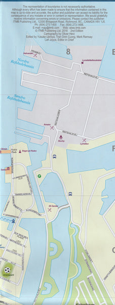 2016 Denmark / Copenhagen 1:450,000/1:10,000 (Collectible - Like New) - Wide World Maps & MORE!