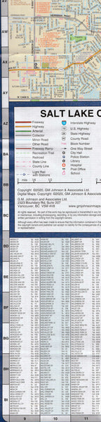 Salt Lake City, Utah Street Map - Wide World Maps & MORE!