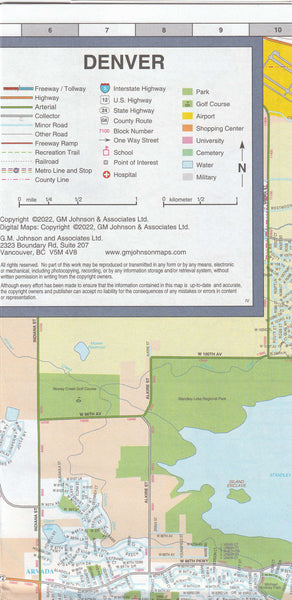 2022 Denver Street Map - Wide World Maps & MORE!