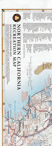 Northern California Recreation Map - Wide World Maps & MORE!