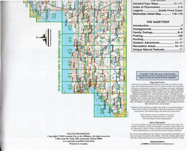 DeLorme® New York Atlas & Gazetteer (New York State Atlas & Gazetteer) - Wide World Maps & MORE!