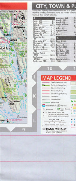 Easy To Read! Alaska State Map - Wide World Maps & MORE!